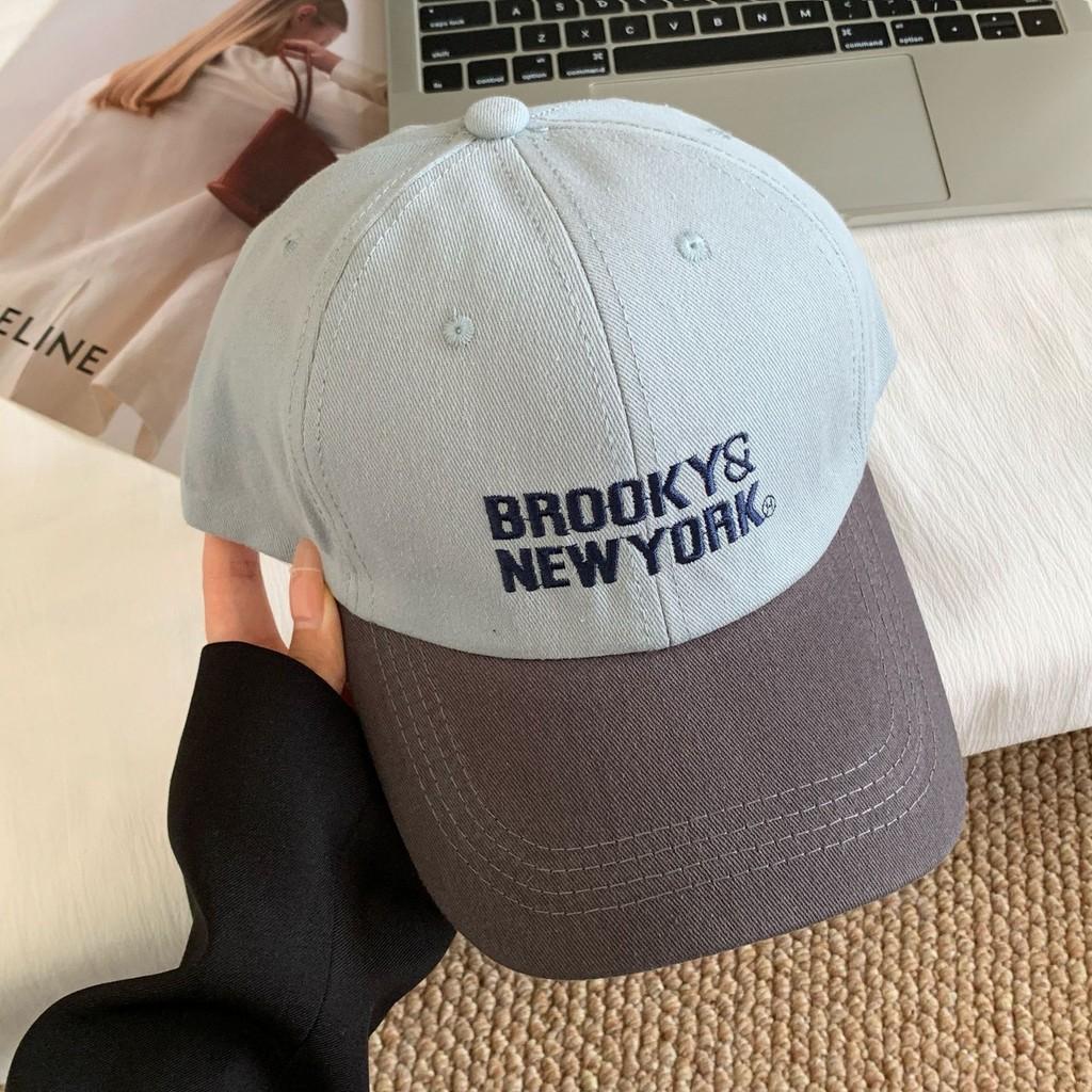 Color Fashion Blocked Baseball Cap With Letter Embroidery Design For Wear Daily