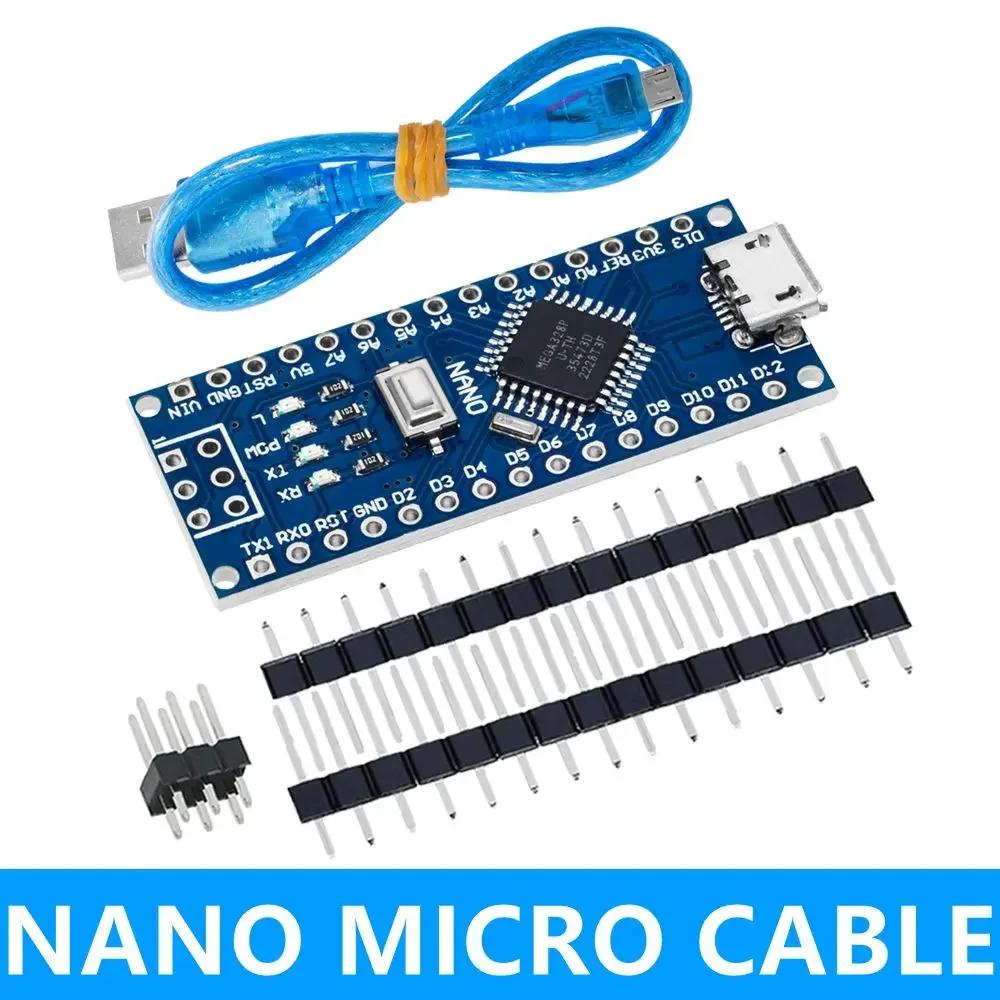 High Quality Nano 3.0 Controller Nano CH340 USB Driver ATMEGA328 ATMEGA328P Nano Mini USB With the Bootloader for Arduino
