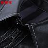 Hengyuanxiang Men's Genuine Leather Lapel Jacket