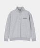 Delma Wellness Club Sweat Quarter Zip-Up - Gray