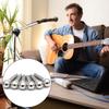 Pack of 6 Guitar Bridge Pins Pegs for Folk Guitars Guitar Bridge Pins Replacement Guitar End Pin Guitar String Peg Nail