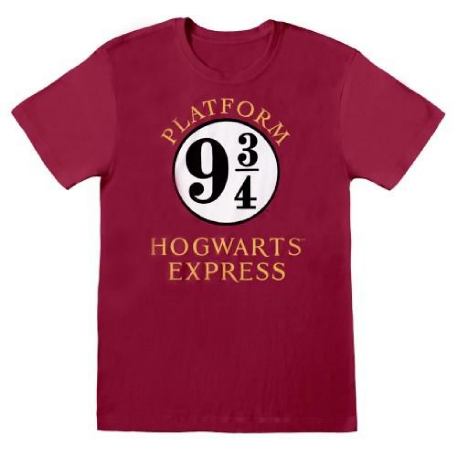 HARRY POTTER Mens Hogwarts Express T-Shirt S чёрный