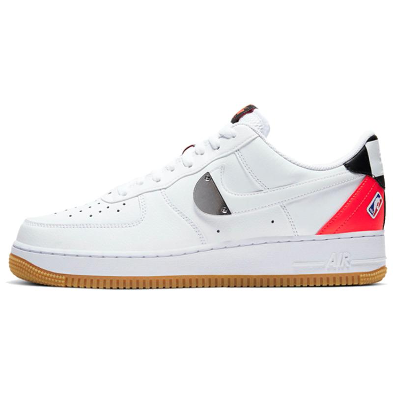 

Nike Кроссовки Air Force 1 Low Nba Белые Малиновые Резиновая подошва CT2298-101 44.5