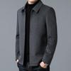 2025 Autumn/Winter Men's Wool Coat: Business Casual Lapel Jacket