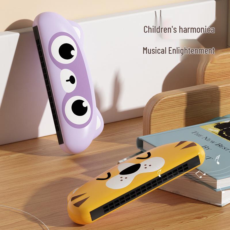 Kids' Tenor Harmonica: Musical Instrument & Early Education Toy for Ages 6+