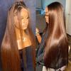 Light Gold Floral Lace Front Wig, Permable & Dyeable, Full Head Style