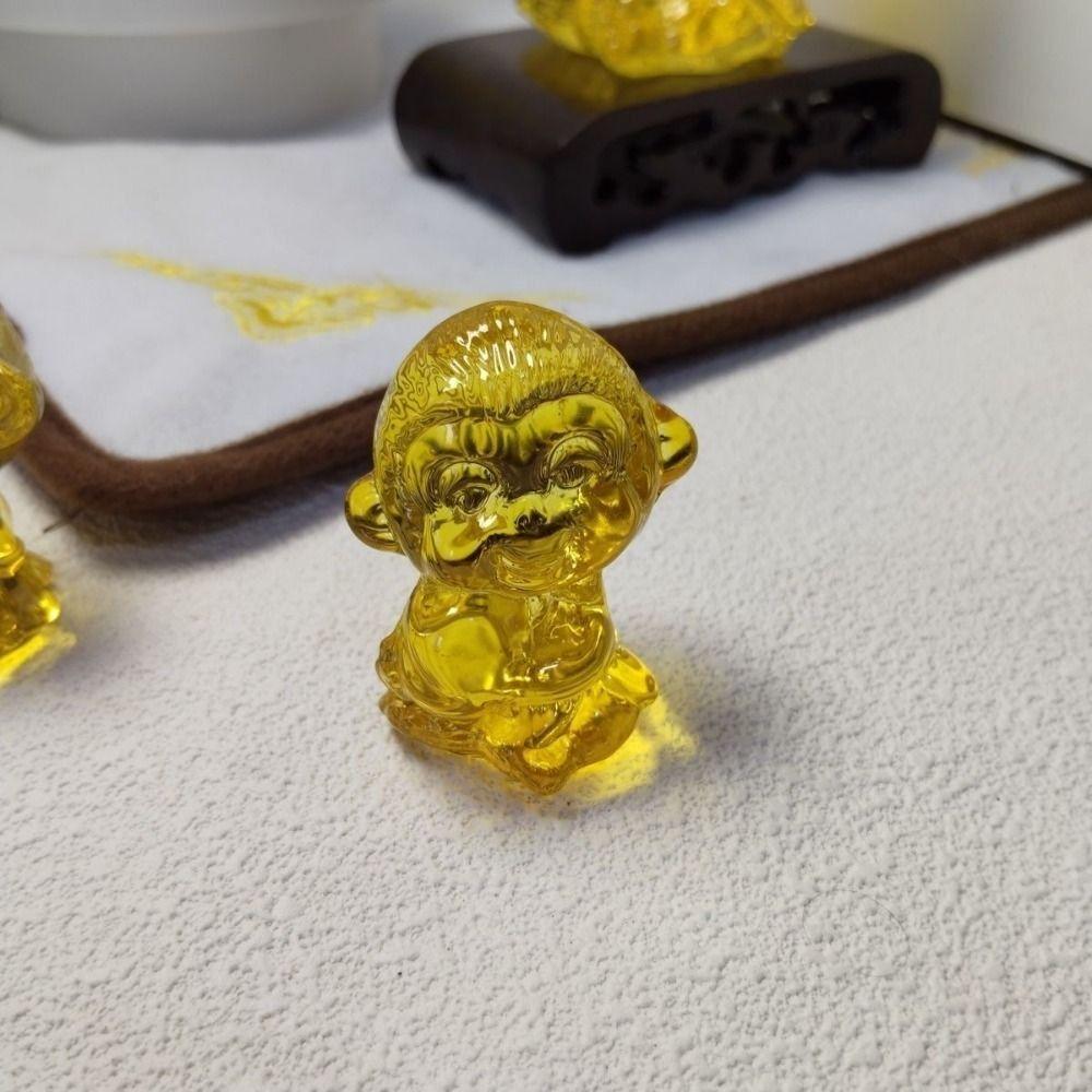 

Скульптура Зодиак Обезьяна Украшения Домашний Декор Талисман Обезьяна на удачу Кристалл Обезьяна Поделки Вечеринка