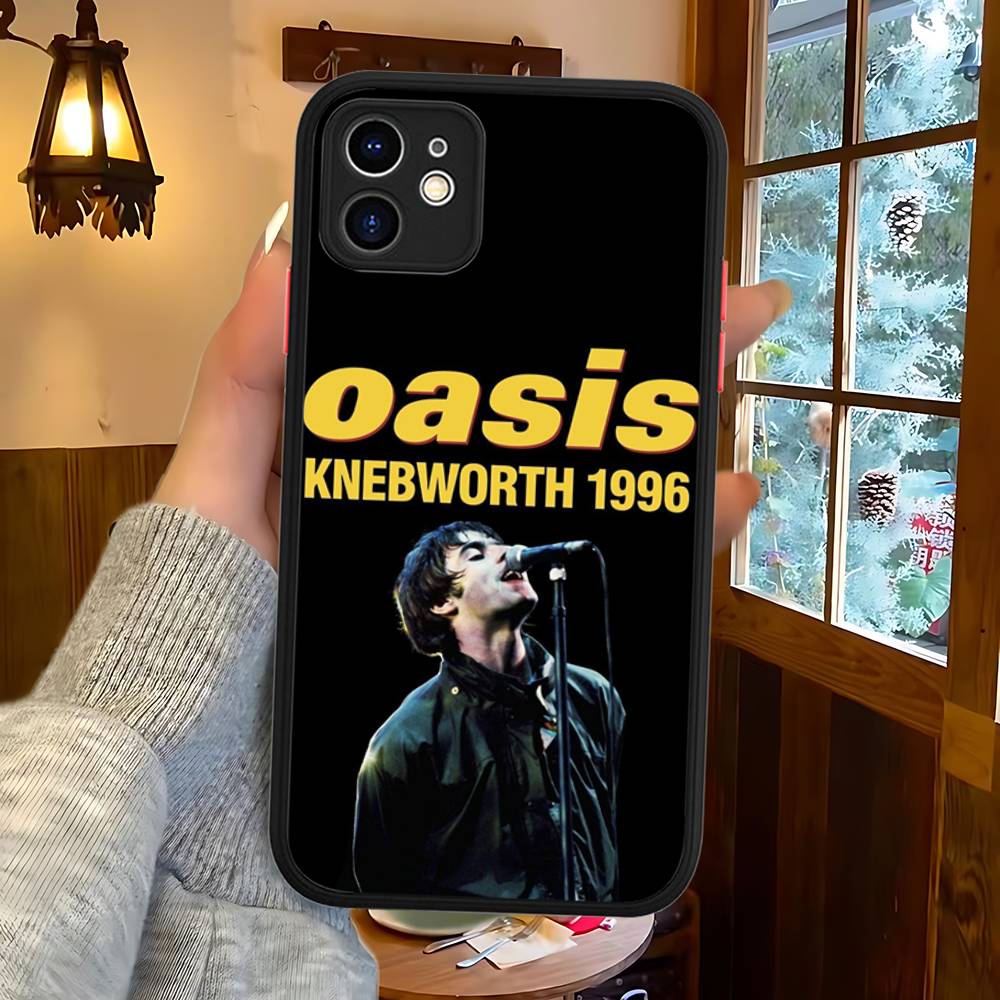 Classic Rock Band O-Oasis Phone Case For IPhone 16 15 14 11 12 13 Pro Max Plus 12 XS Max Back Cover Matte Case