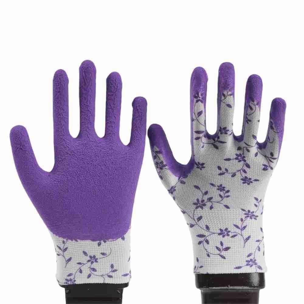 3Pairs Breathable Latex Foam Gloves Comfortable Working Glove Durable Gardening Gloves  For Women