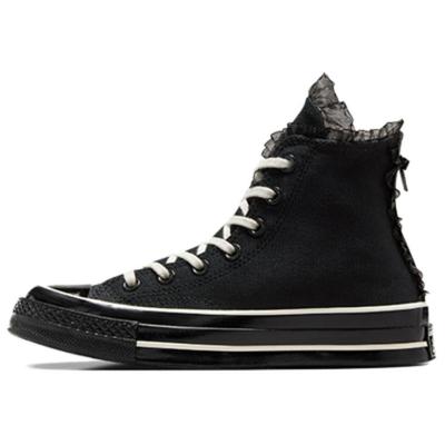 Chuck 70 Hi Black Ruffles Unisex A10026C