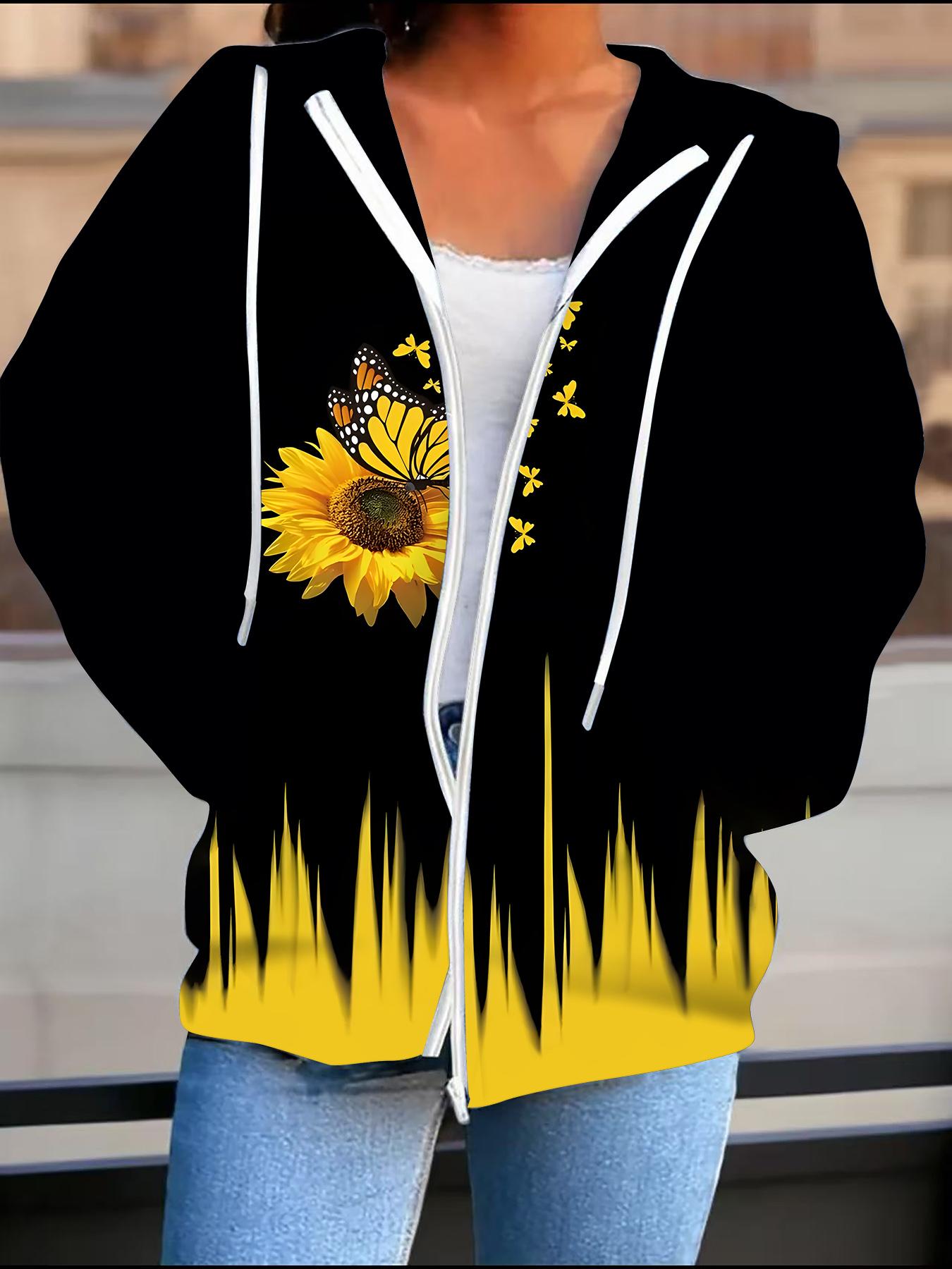 

Leopard Print 3D Printed Hooded Cardigan Plus Size Autumn Winter Retro 1XL чёрный