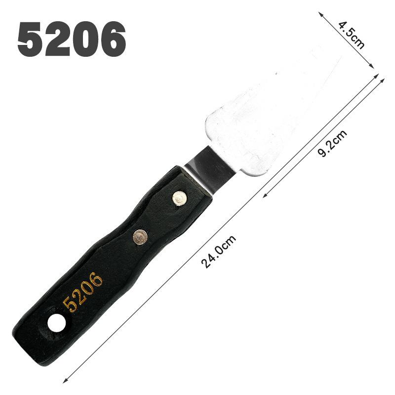 5-Piece Stainless Steel Palette Knife Set for Gouache and Oil Painting