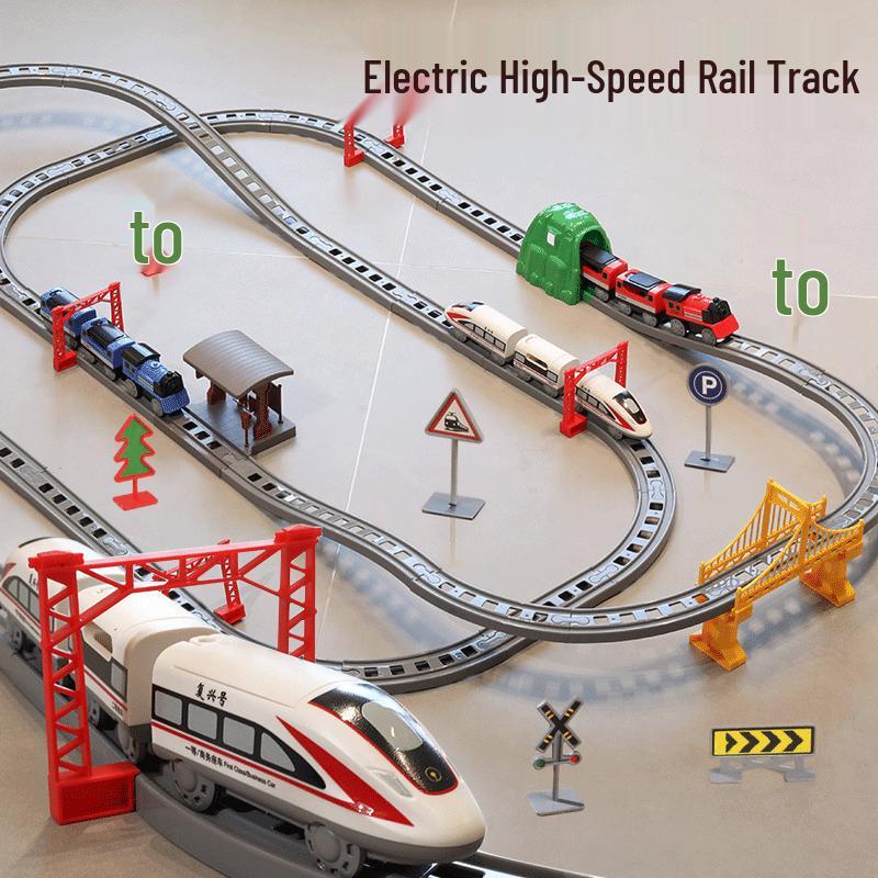 Beimu Star Kids DIY Train Track & Roller Coaster Set