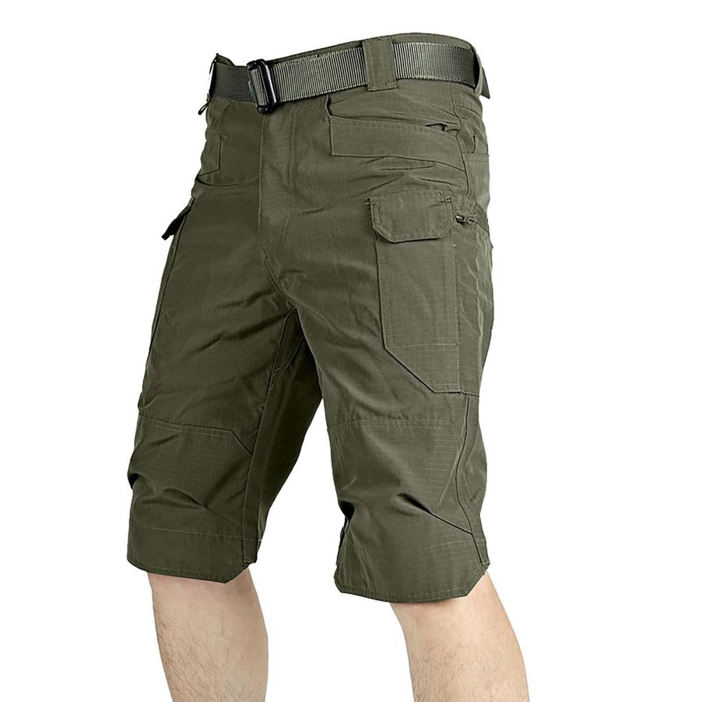 Summer Shorts Men's Five Quarter Pants Breathable Elastic Work Pants
