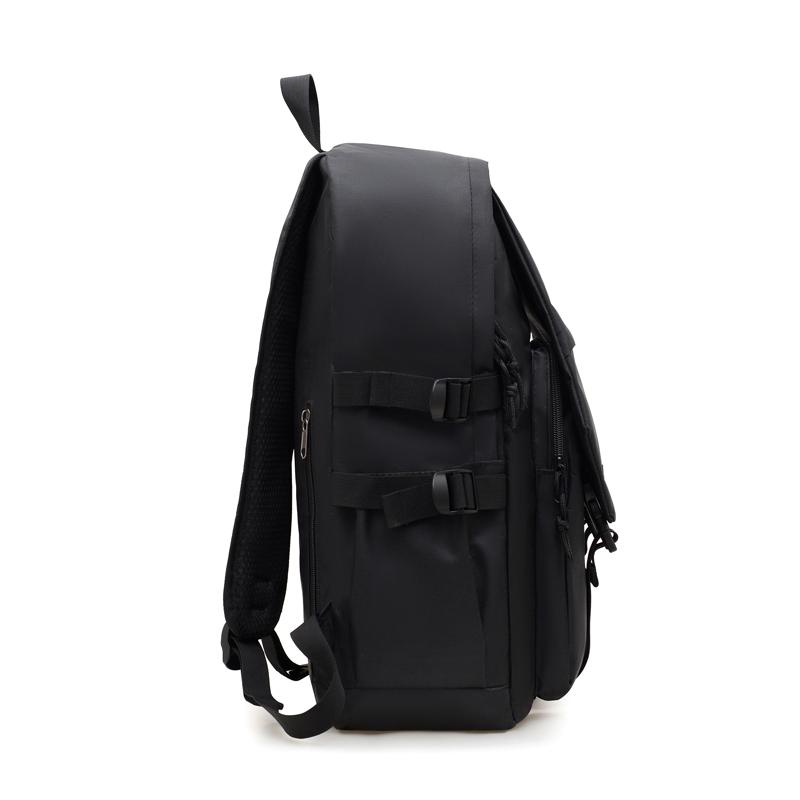 Men's Backpack Large Capacity Travel Leisure Solid Color Computer Backpack Fashion Men and Women Students Schoolbag