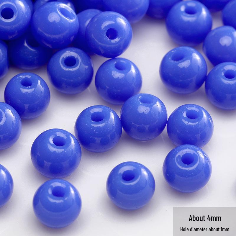 Blauer Glas-Reiskorn-Haarnadel: Handgefertigter Schmuck-Accessoire im antiken chinesischen Stil