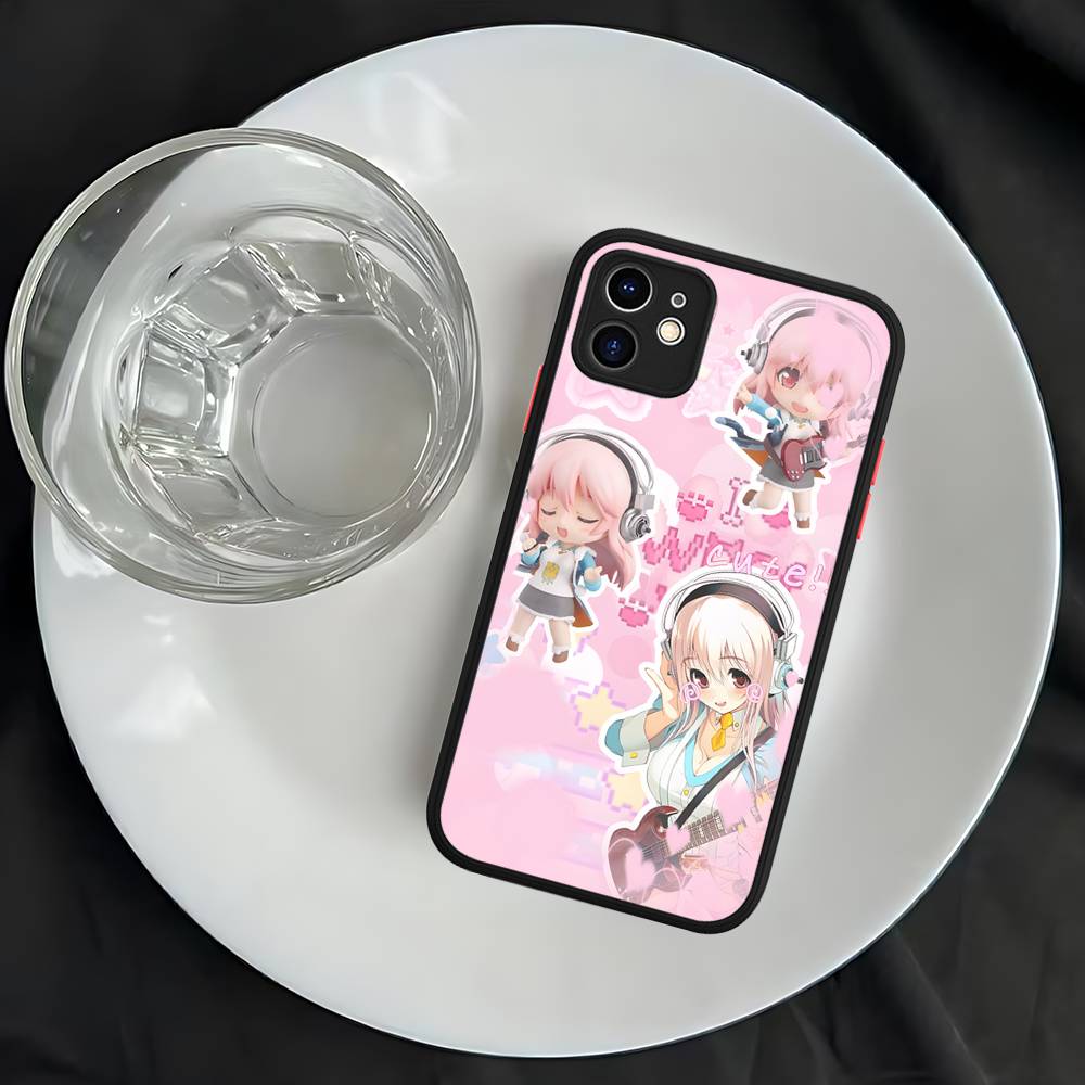 S-sUPER SONICO Phone Case For IPhone 15 14 13 12 11 Pro Max X XS MAX Plus Matte Soft Back Cover