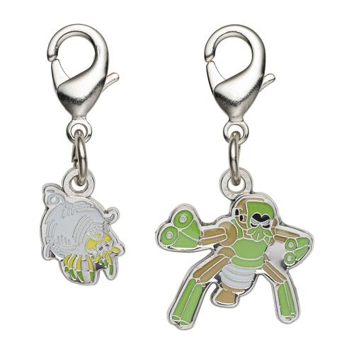 [Pokemon] Pokemon Center National Pokedex Metal Charm - Tarountula (#917) & Spidops (#918)