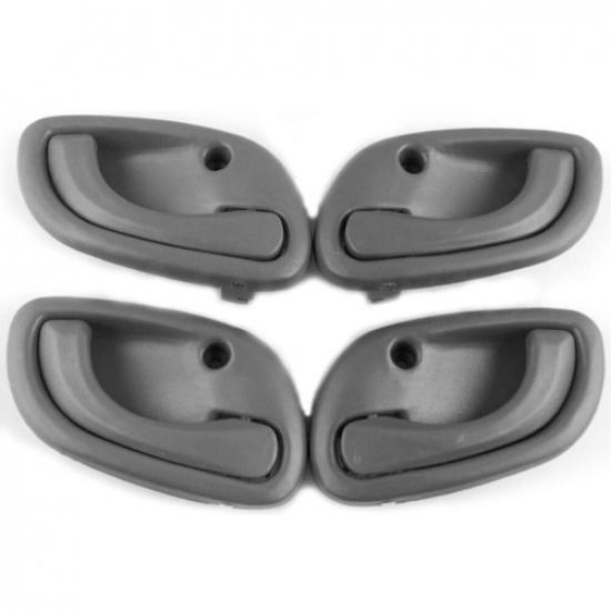 4PCS Car ide Door Handle Left Right Gray Set For 1998-2001 Suzuki Baleno