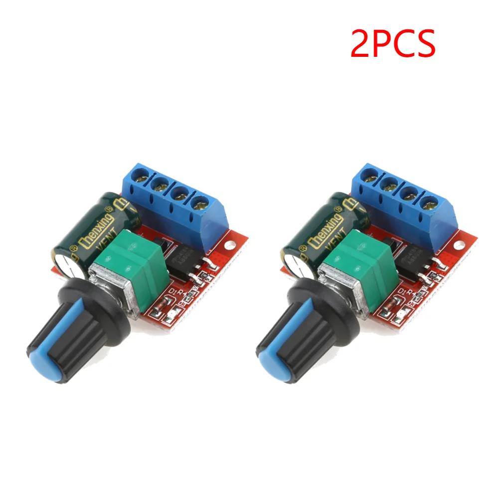 1-6pcs 5A 90W PWM 12V DC Motor Speed Controller Module DC-DC 4.5V-35V Low Voltage Motor Speed Controller Adjustable Drive Module