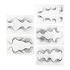 5Pcs Temporary Hair Tattoo Stickers Curly Hair Makeup Stickers Fake Hairline Tattoo Stickers