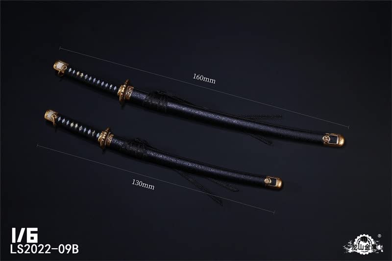 Accessories for Heavy Industries LOGSHANJINSHU Metal Sword for Japanese Samurai Japanese Sword Uchikatana B [TOYBARJAPAN] 1/6 Figures/Ryuzan