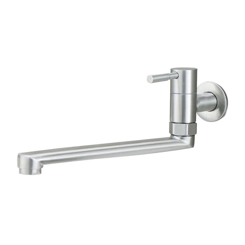 Rotatable Wall-Mounted 304SS Single Cold Utility Faucet