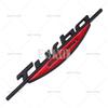 3D Colorful Turbo Edition Metal Zinc Alloy Universal Fender Emblem Rear Trunk Badge Sticker Decal