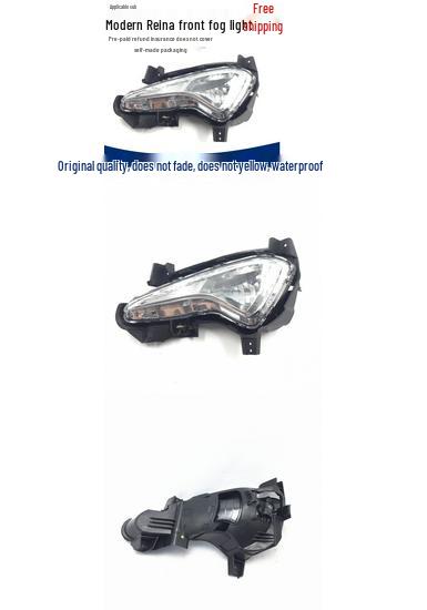 

Premium Front Fog Light Assembly with Bulb for Modern Verna 14 Model Premium, Left Side