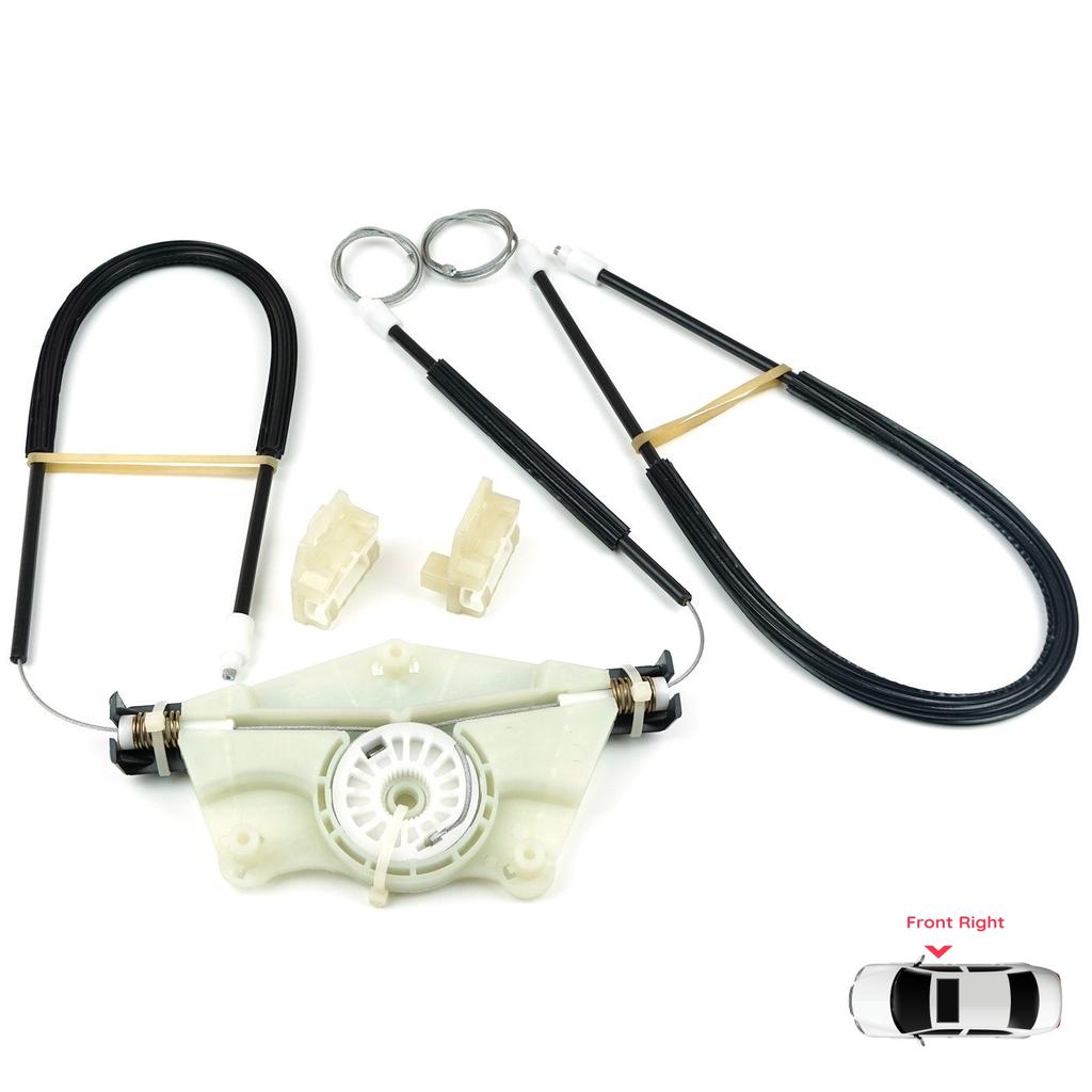 EWR520 Power Window Regulator Repair Set Front Right Door for VW New Beetle C1 1C1 1997-2011 3-Door Hatchback 1C0837656