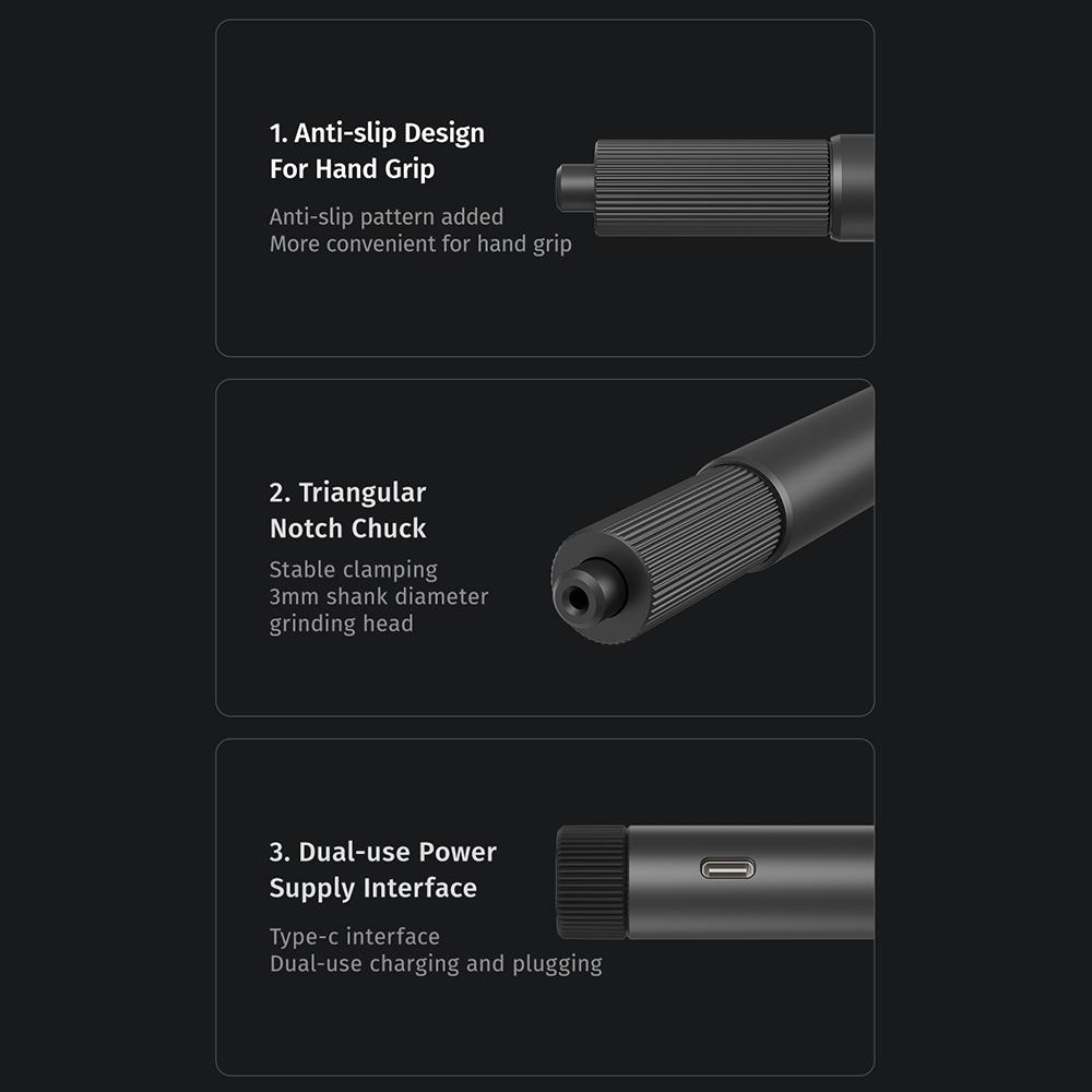 Kingsdun 28 In 1 Precision Electric Grinding Pen Set