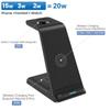 20W Wireless Charger Stand For IPhone 14 13 12 11 XR 8 Apple Watch 3 In 1 Qi Fast Charging Dock Station for Airpods Pro IWatch 7