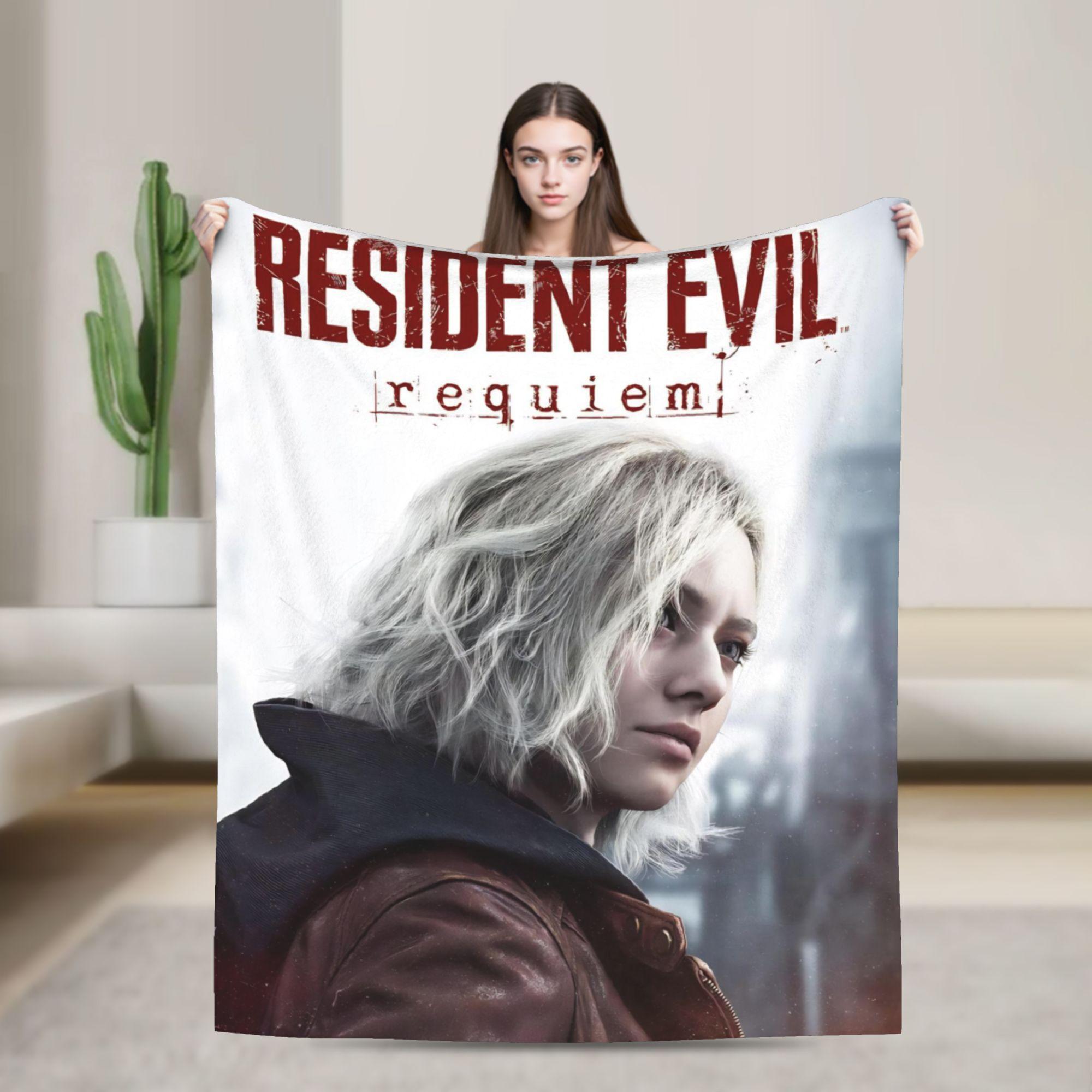 

Residents Evils 9 Fashion Blanket Multi-size Soft Fuzzy Plush Games Throw Fashion Blankets for Sofa Couch and Bed 100x150cm