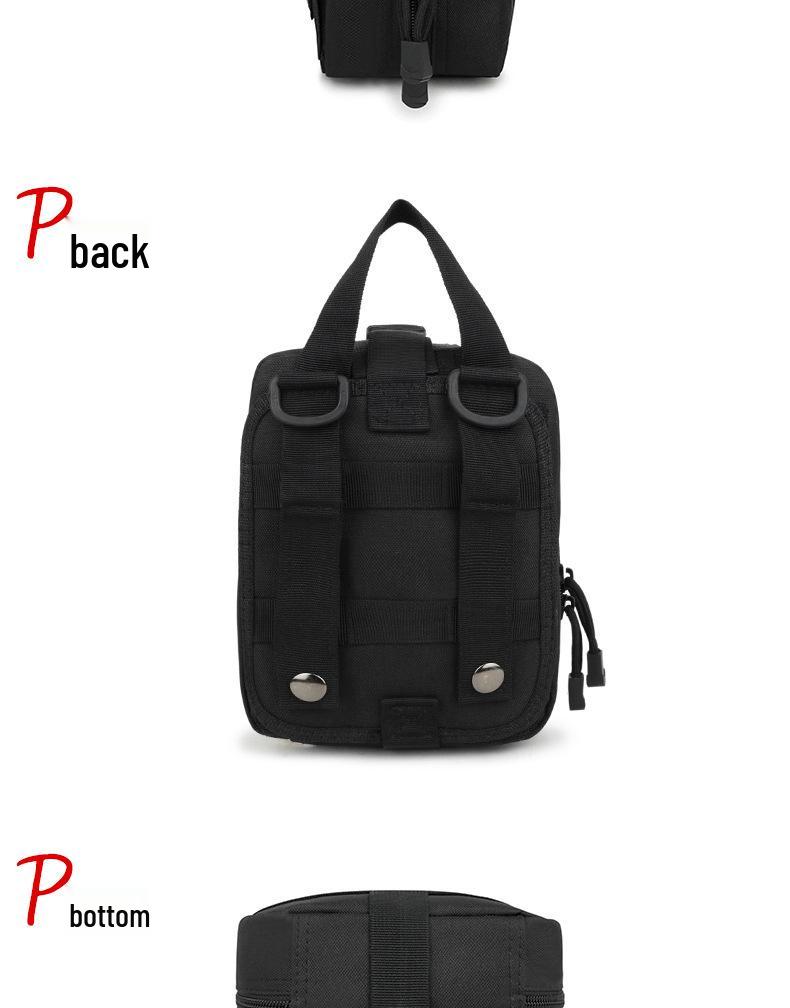800D Tactical Medical Pouch & Waist Pack: Multifunctional MOLLE Rescue Bag for Outdoor Climbing