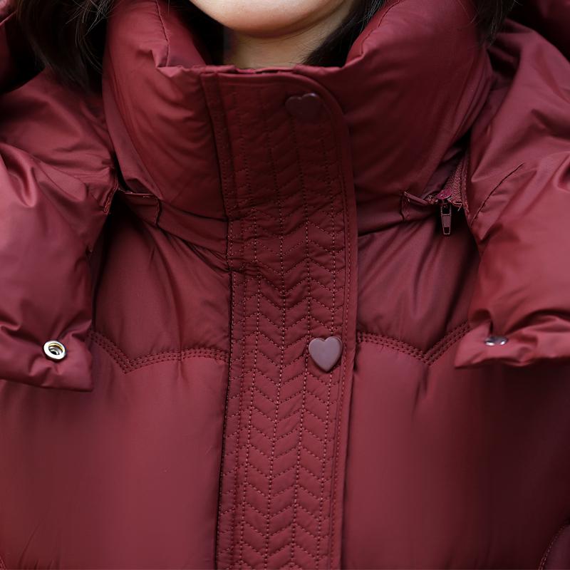 Fashion Woman Parkas Winter Long Coats Hooded Thick Warm Overcoat Women's Jackets
