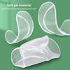 Summer High Heels Forefoot Pad Thickened Transparent Sole Anti-skid Sticker Soft Anti-wear Shock-absorbing Silicone Half-size Pad
