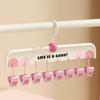 Multifunctional Clothes Rack Portable Sock Drying Tool Gifts Multi-Clip Storage Hanger