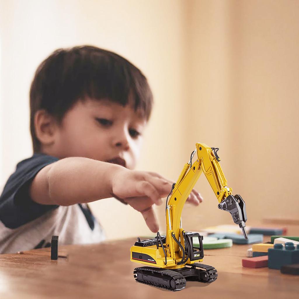 1:50 Alloy Excavator Model Engineering Construction High Simulation Car Vehicle