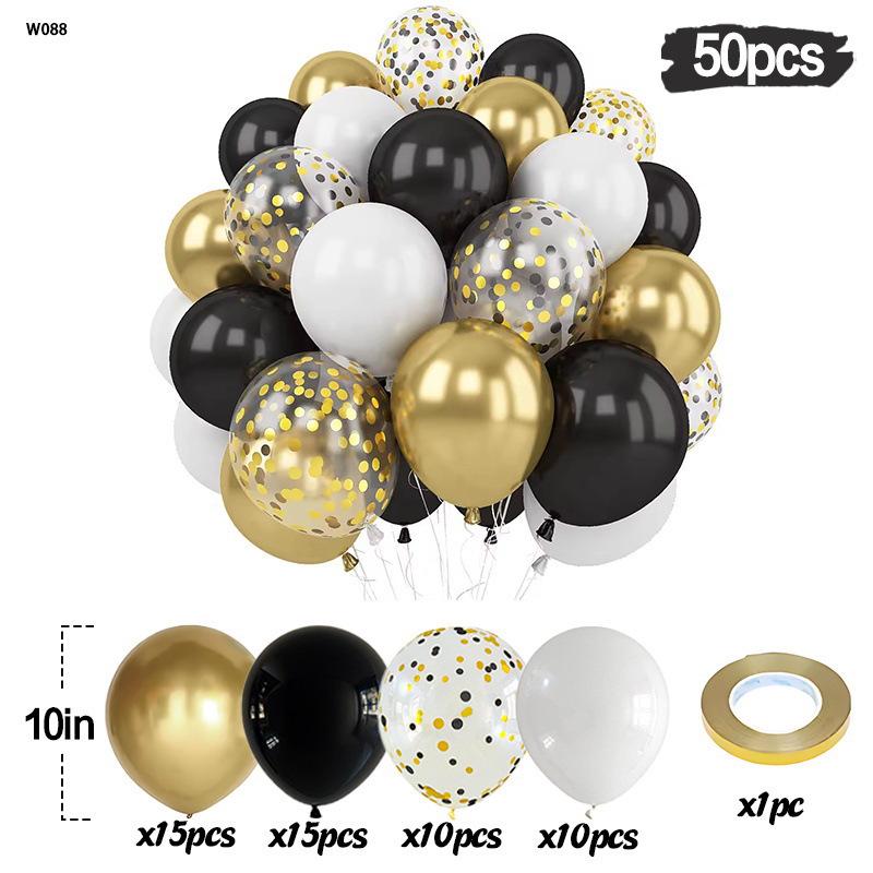 10-Zoll Latex-Ballon Festival Set: Individuell gestaltbare Ballonketten-Dekoration
