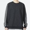 Under Armour Striped Sport Casual Crew Neck Fleece Pullover Long Sleeve Sweatshirt Men Tops Dark-Grey 1373814-001