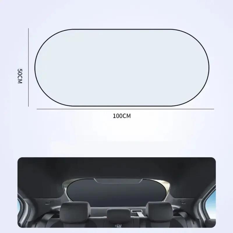 Car Sun Shade UV Protection Folding Auto Rear Window Sunshade Universal Automobile Back Window Sunshade