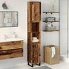 VidaXL Bathroom Cabinet Old Wood 30x30x190cm Engineered Wood, Cabinet, Bathroom Storage Cabinet, 857202