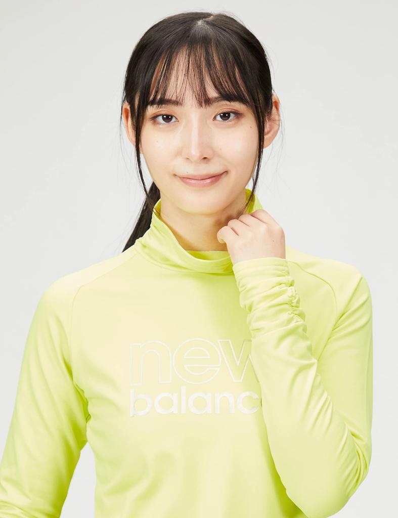 Golf Long Sleeve Mock Neck Shirt Heat Sweat Quick 0 [New Balance] (ARCH Retention, Absorbent, Drying, Lightweight, Stretch) / Women's / 012-2267505