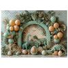 Dinosaur Theme Backdrop Photography Tropical Forest Arch Balloon Decor Birthday Cake Smash Kids Portrait Photo Background Studio