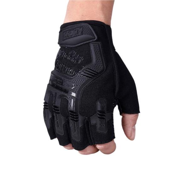Cycling Mittens Practical Comfortable Wear-resistant Riding Mittens Anti-Shock Half Finger Cover Gloves Cycling Mittens Cycling Supply
