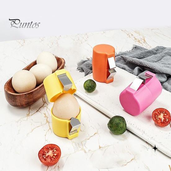 2Pcs Egg Shell Opener Egg Opener Tool for Clean Cracking Handheld Eggshell Cutter Multifunctional Eggs Breaker And Separator for Cooking Camping
