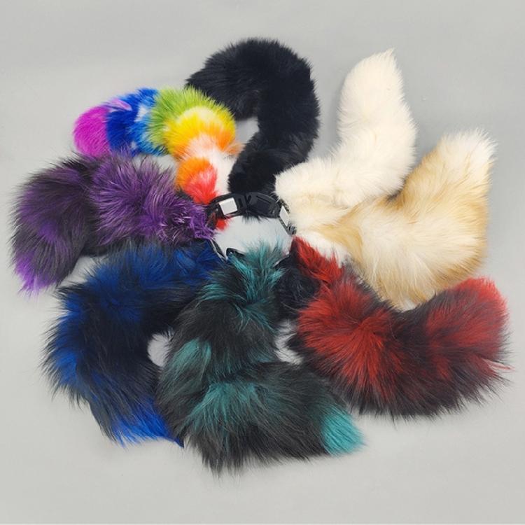 Coda Elettrica Mobile di Volpe, Coda Scodinzolante Controllata a Distanza Pelliccia Sintetica Coda di Lupo Volpe Gatto Costume Cosplay di Halloween Regalo
