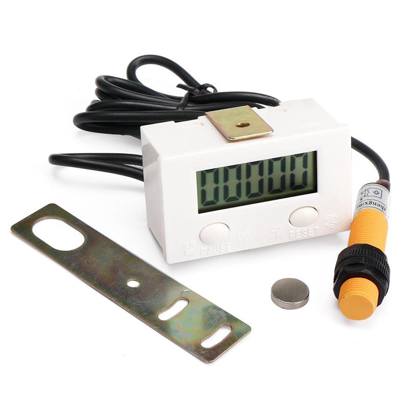 5-Digit Digital Display Magnetic Induction Punch Counter