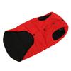 Dog Winter Coat Double Sided Wearable Warm Soft and Comfortable Pet Winter Jacket for Medium Large Dogs Red