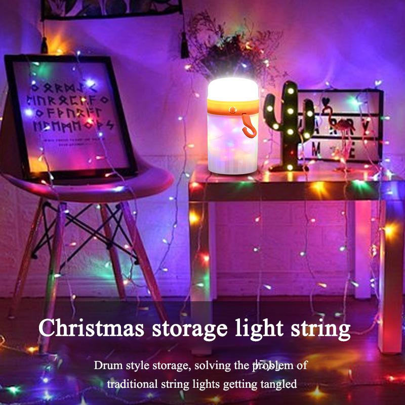 1PC Night Light String Light Power Bank Three in One Camping Tape Measure Light Camping Atmosphere Light Waterproof Portable